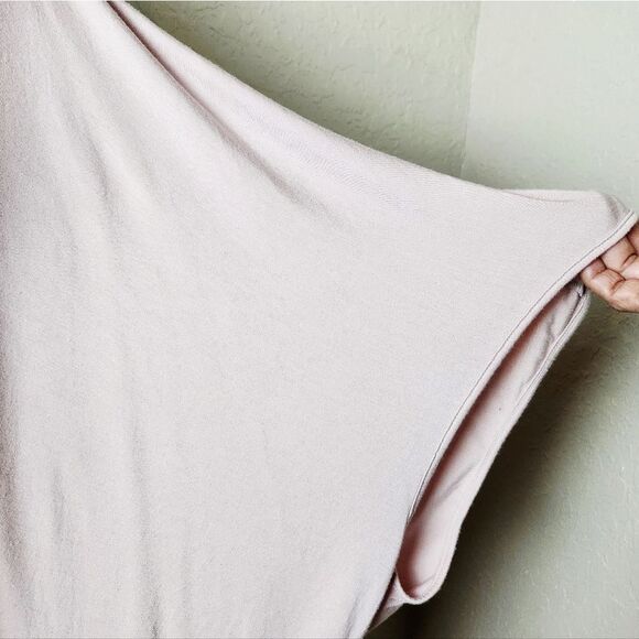 Barefoot Dreams Luxe Milk Jersey Caftan Loungewear Faded Rose Size OS Plus - Picture 6 of 7